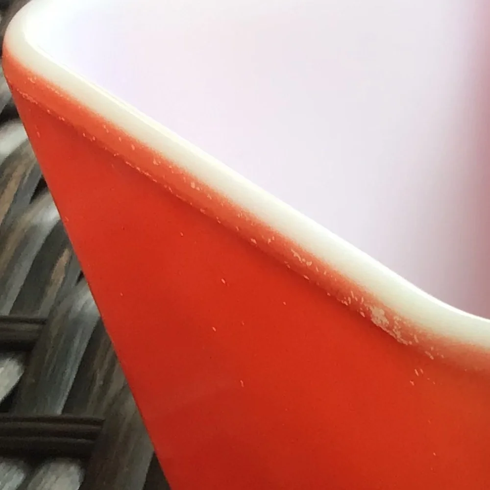 Pyrex Vintage Refrigerator Dish with Lid Primary Red